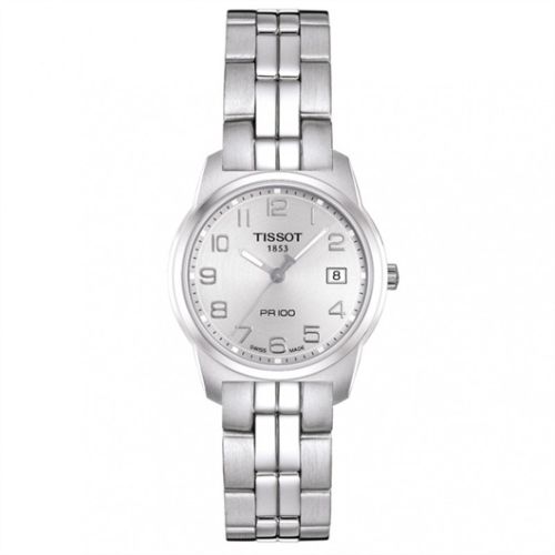 Tissot PR 100 Quartz 24.5 Stainless Steel / Silver / Bracelet